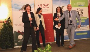 Sybille Straubinger, Vera Glassner, Manizha Bakhtari und Ghousuddin Mir, © AKIS/Hadia Tahiri