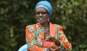 Winnie Byanyima led the 1st Parliamentary Women's Caucus © Lubowa Abubaker