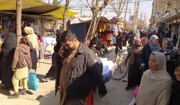 Hazara neighborhood Dasht-e Barchi in Kabul, February 2023, © Qurban Ali Hassani