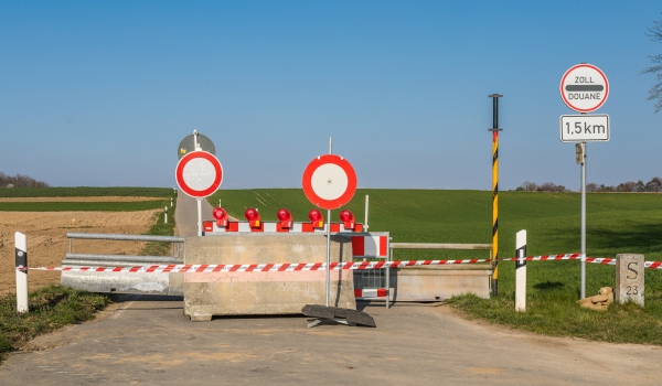 Closed borders during the Corona Pandemic